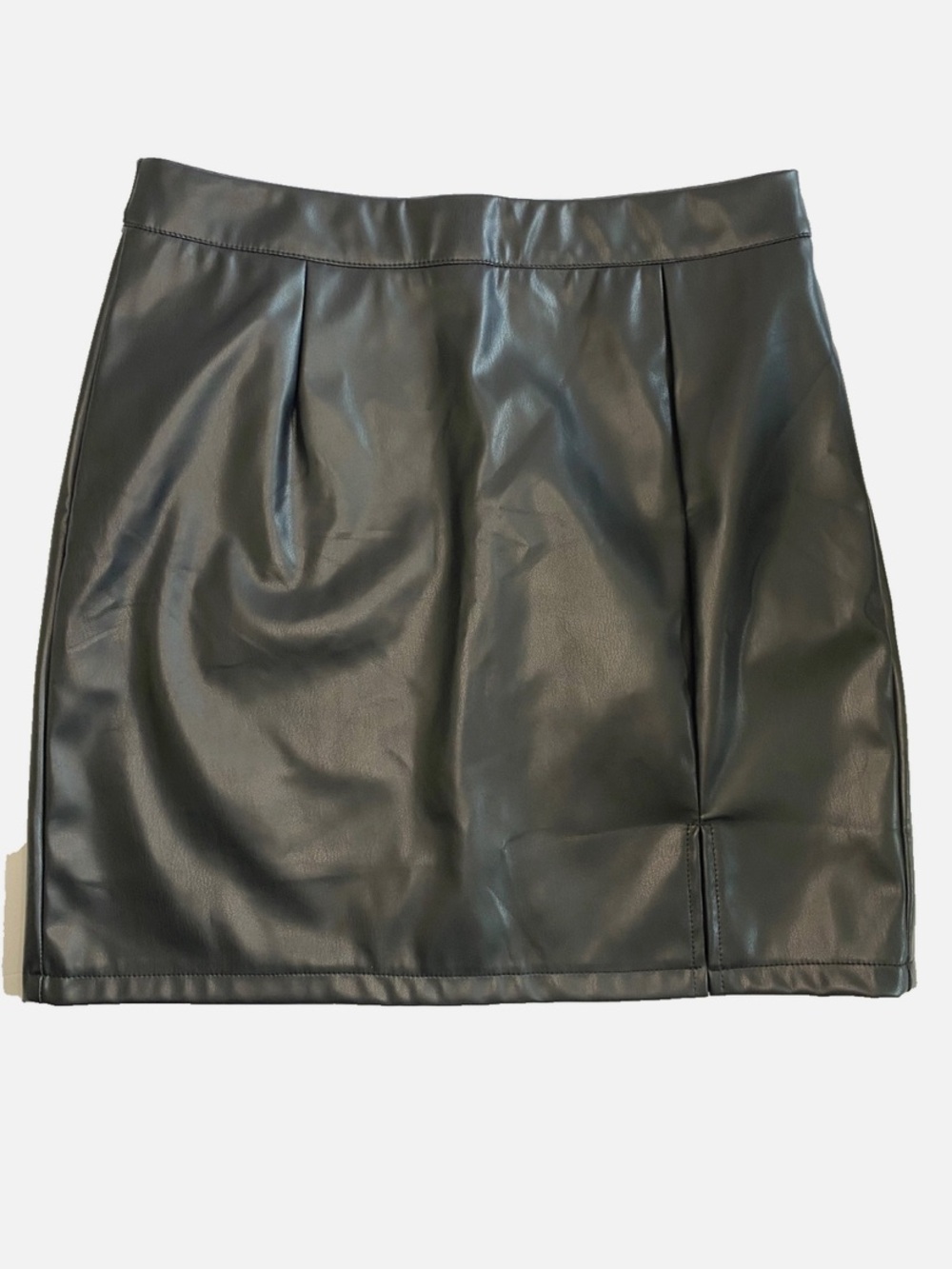 Cupshe Black Faux Leather Mini Skirt - Picture 7 of 8